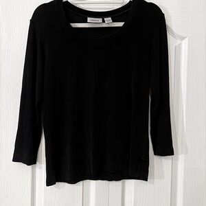 Chico’s Travelers Black Top